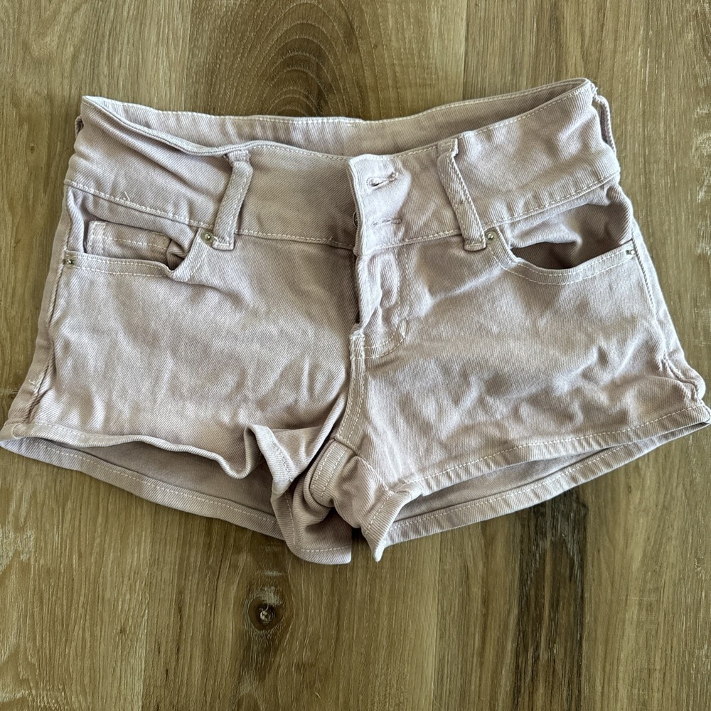 PacSun Pink Low Rise Stretch Short Size 24
